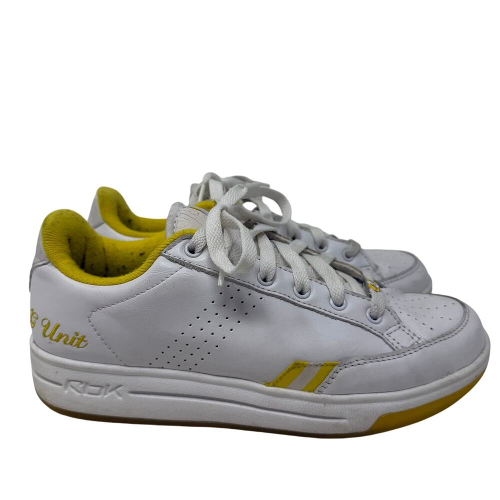 Vintage Reebok G-Unit G6 White Yellow Size Men 7 / Women 8.5 2003 Y2K